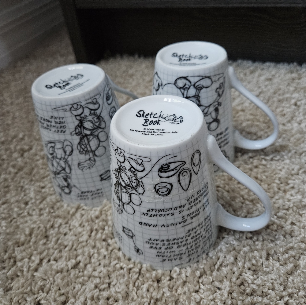 Mickey Mouse Disney Sketchbook Mugs